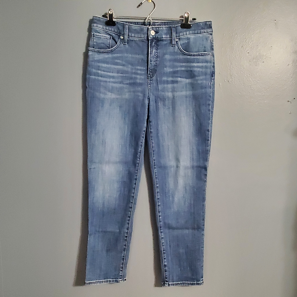 Chico's Girlfriend Slim Blue Ankle Jeans Size 1 (Chico's)